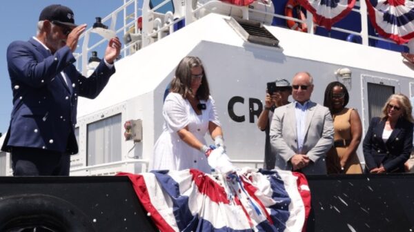 Crowley christens first fully electric tugboat in the USA | Electric ...