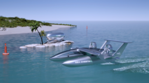 Sea Cheetah unveils plans for hydrogen-electric wing-in-ground-effect vessel