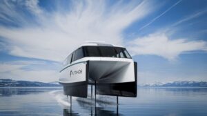 First electric hydrofoil ferry in the US begins operating on Lake Tahoe