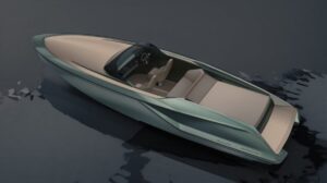 Porsche and Frauscher present the Runabout 850 Fantom electric sports boat