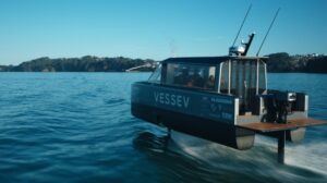 VIDEO: Vessev electric hydrofoiling vessel joins New Zealand ferry fleet